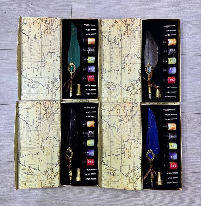 Набор для каллиграфии с цветными чернилами