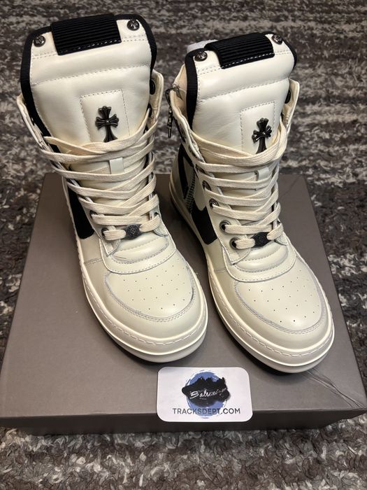 Rick Owens Geobasket Chrome hearts