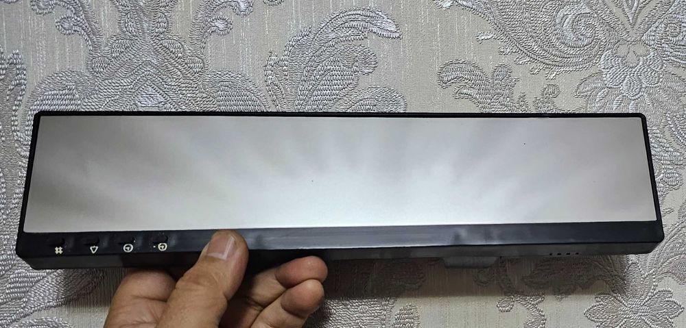 Зеркало задного вида с часами, широкий обзор, СССР производства