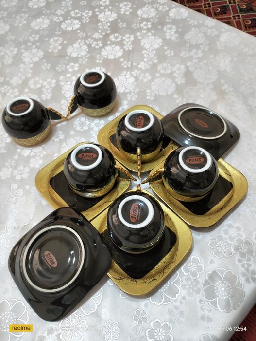 Керамический набор кофейный сервиз