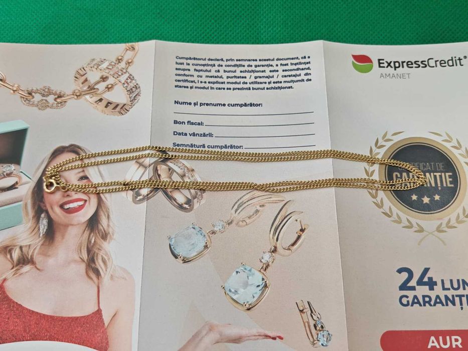 Lant aur 18K 6,14gr (AG44 B:6119.2)DOAR ACHIZITIE DIN AGENTIE