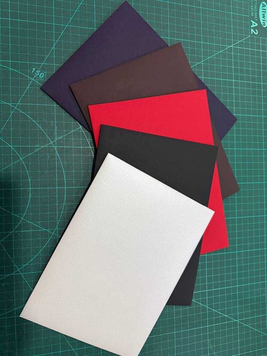 Черные конверты А5 формата