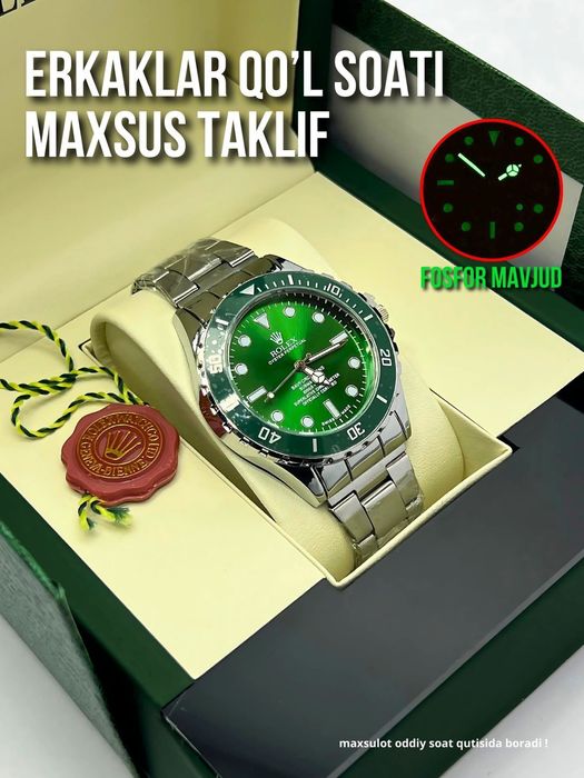 Erkaklar qoʻl soat