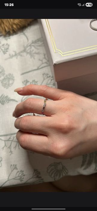 Многоцветное кольцо из серебра! kumush uzuk! Skidka!