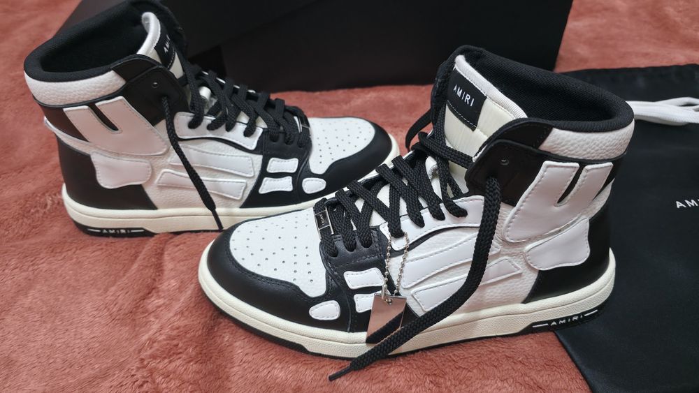 Amiri Skel Top Black/White 43