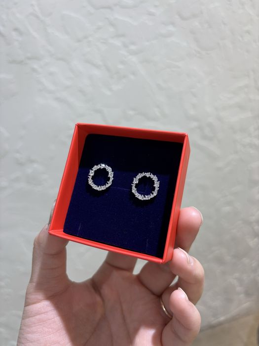 Серьги серебрянные Lucente