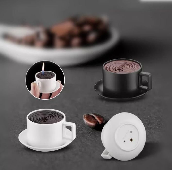 Ceasca de cafea bricheta reincarcabila