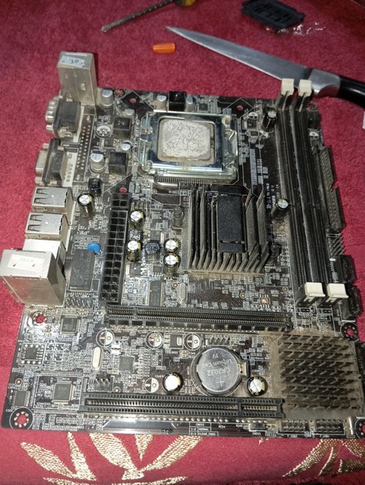 комплект материнская плата, процессор,озу, комплектующие, компьютер