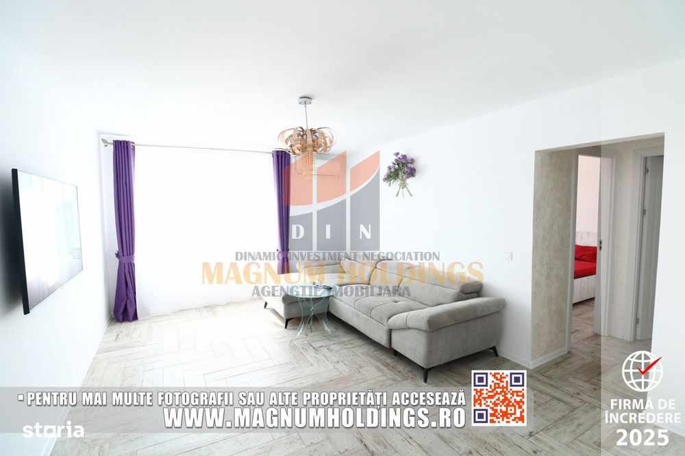 Apartament 3 camere, Eremia, 2 bai, 2 balcoane