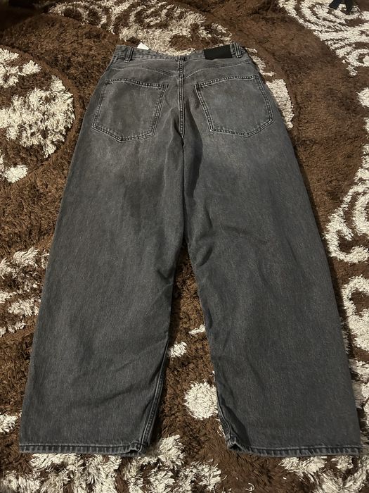 Бэгги джинсы черные