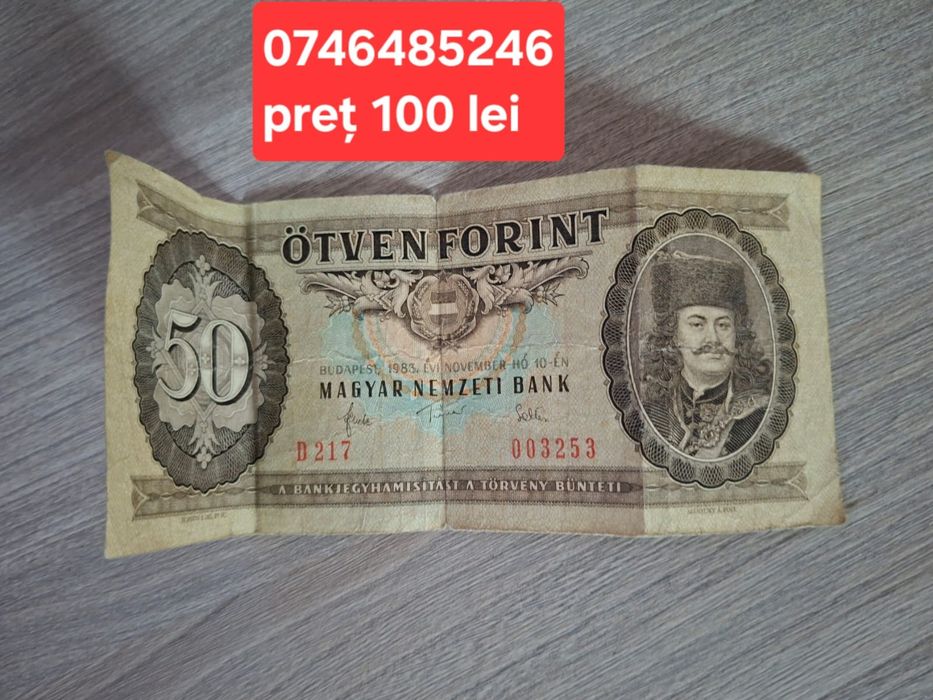 Bancnota  veche   nu trimit prin curier