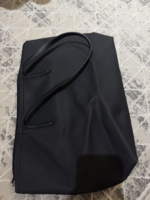 Шоппер лакоста черного цвета