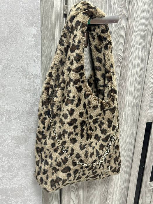 Шоппер-сумка из плюша.