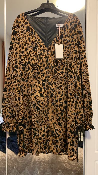 Рокля с леопардов принт