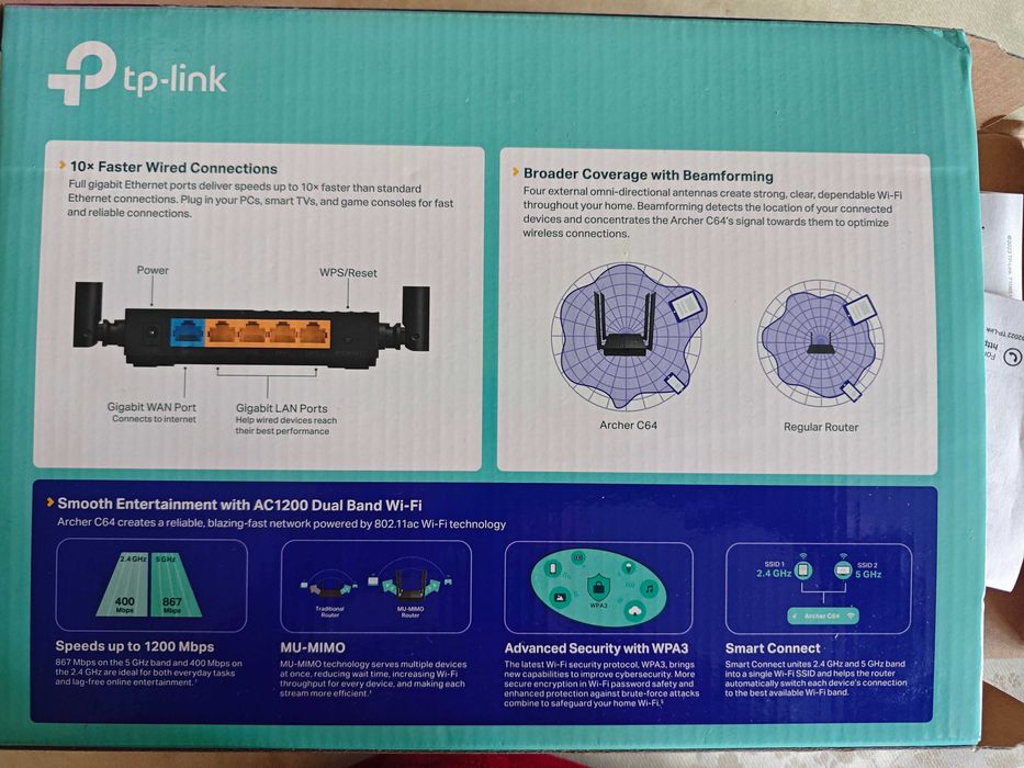 Продам wi-fi роутер tp link ac1200