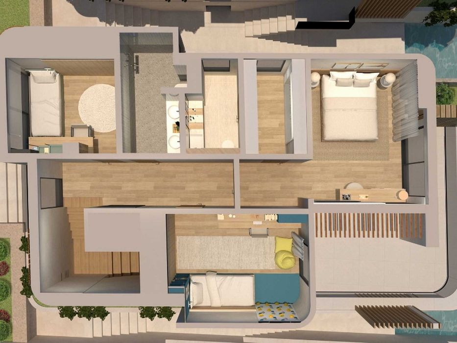 Продава се новопостроена къща 219кв.м. в PALIO Кавала (код 8157)