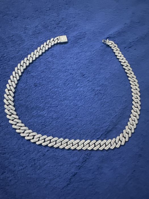 Lant cuban zirconiu,ca nou,inoxidabil fiind din zirconiu