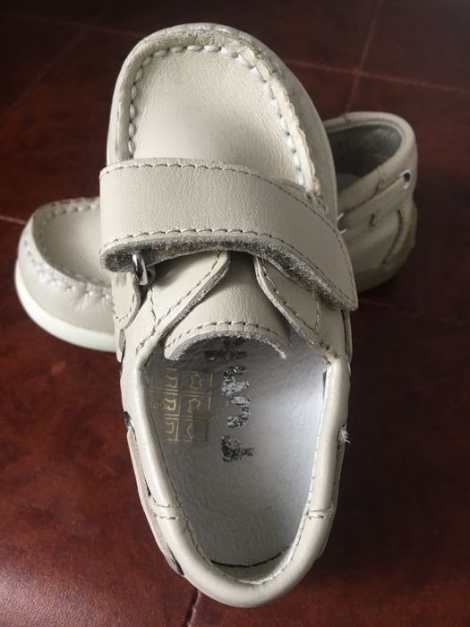 Кожени обувки фънки /естествена кожа/номер 21