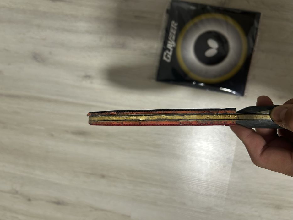 paleta butterfly timo boll + fața glyzed black