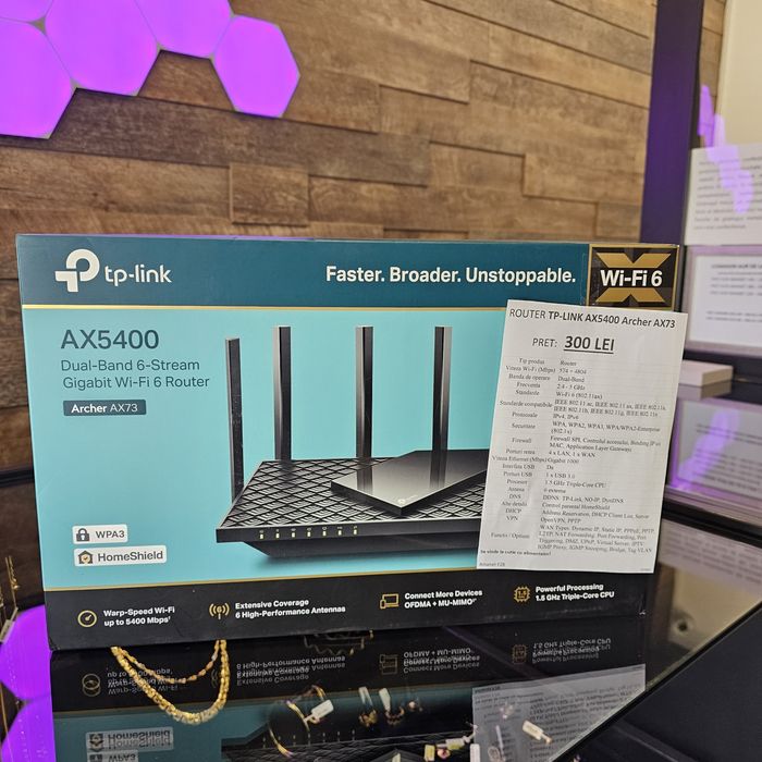 Amanet F28: Router TP Link AX 5400 (P)