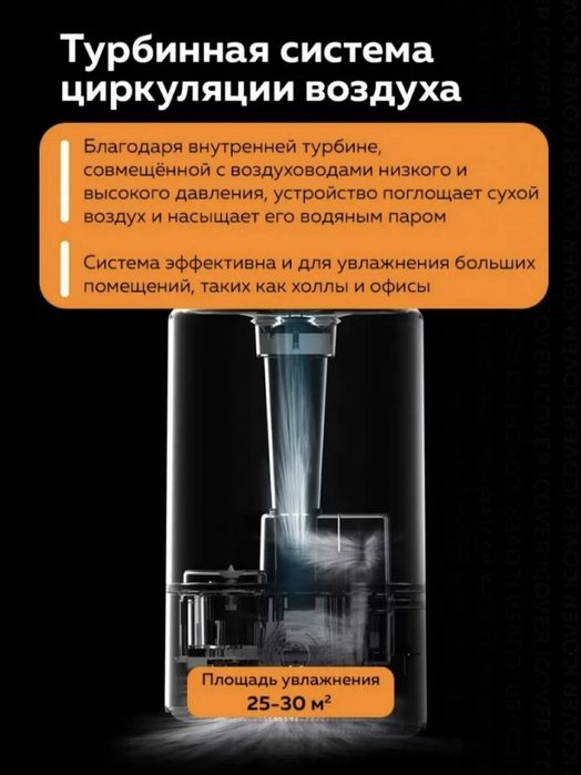 Увлажнитель воздуха Xiaomi Deerma, ультразвуковой, бесшумный, 5 литр