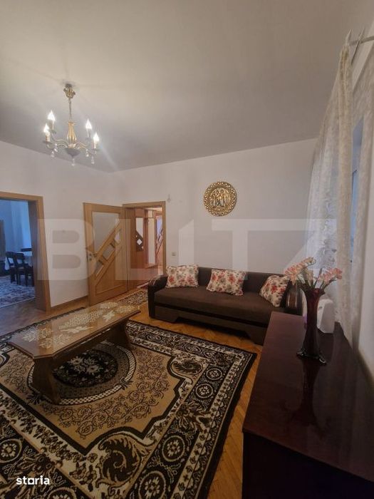 Apartament de inchiriat, parter in vila, 3 camere, 100 mp, curte gener