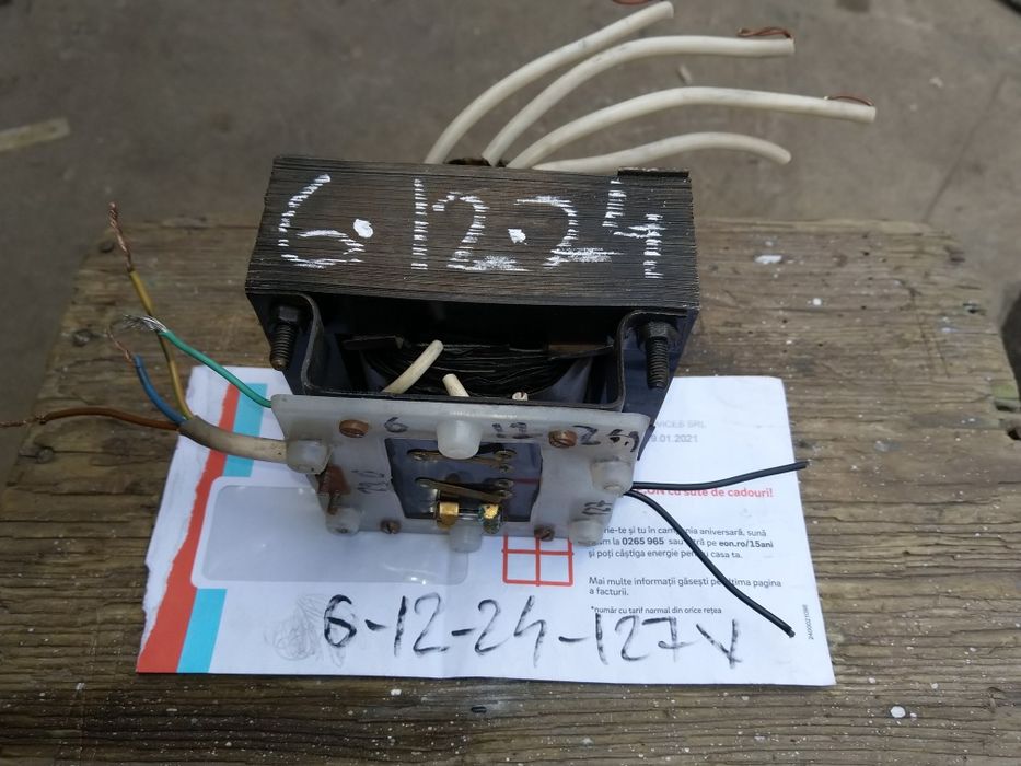 Transformator 220-380 v la 6,12,24 V