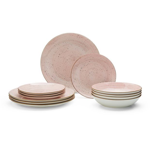 Сервиз за хранене с декорация "Пръски"