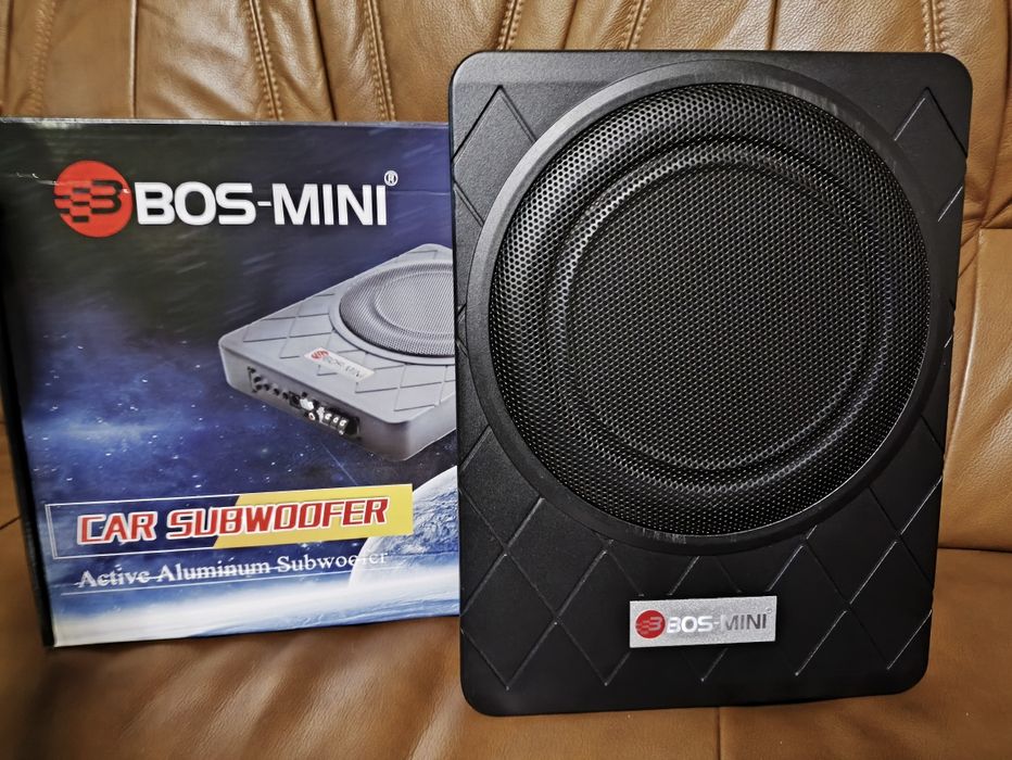 Сабвуфер BOS-MINI. Под сидение автомобиля. Новый.