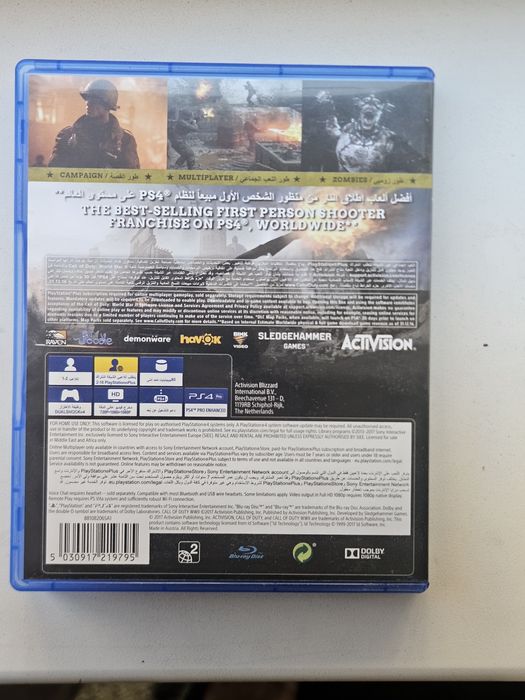 Call of duty ww2 диск