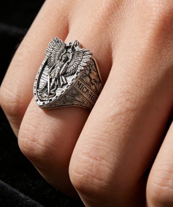 Пръстен Архангел Михаил 316L