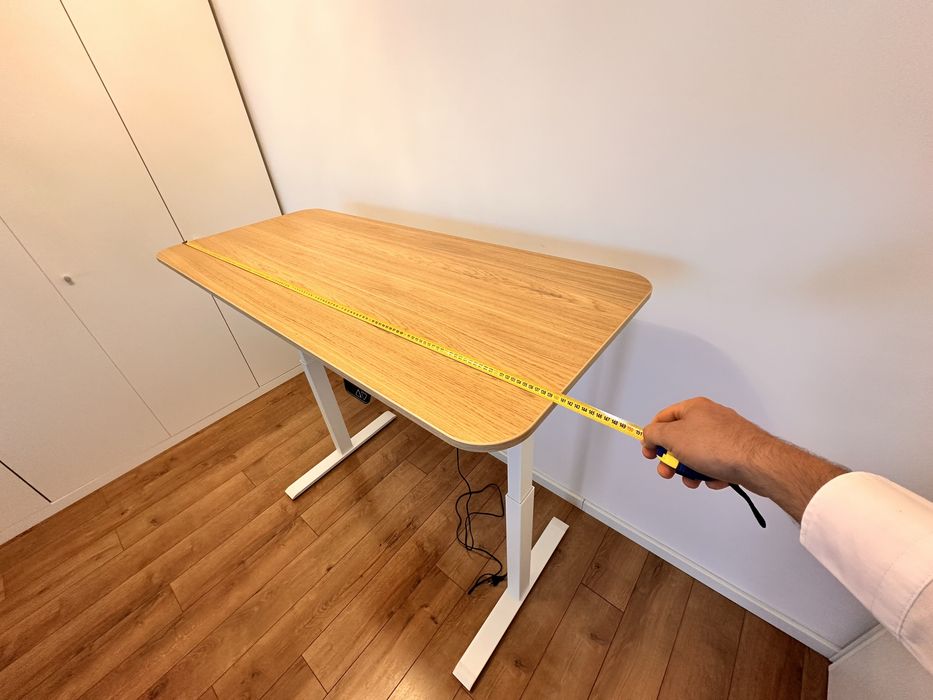 Vand masa birou actionat electric Ikea Rodulf cu blat 1400x600