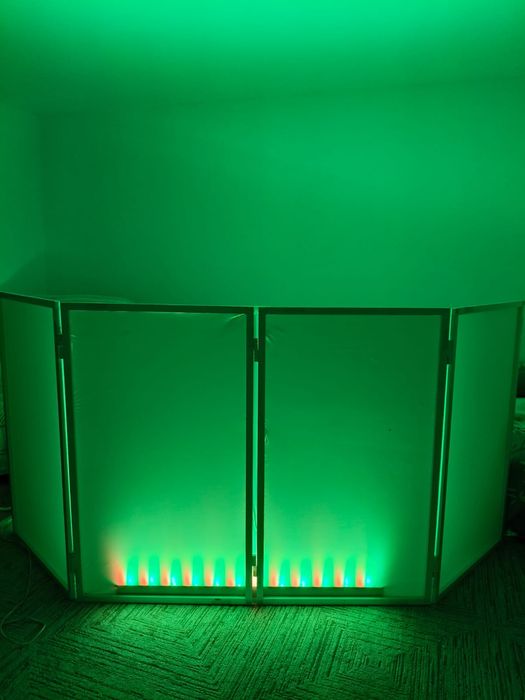 Paravan Dj + Proiector LED liniar 24w  cu telecomandacu telecomandă
