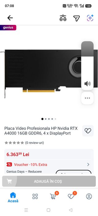 HP nvidia rtx a4000