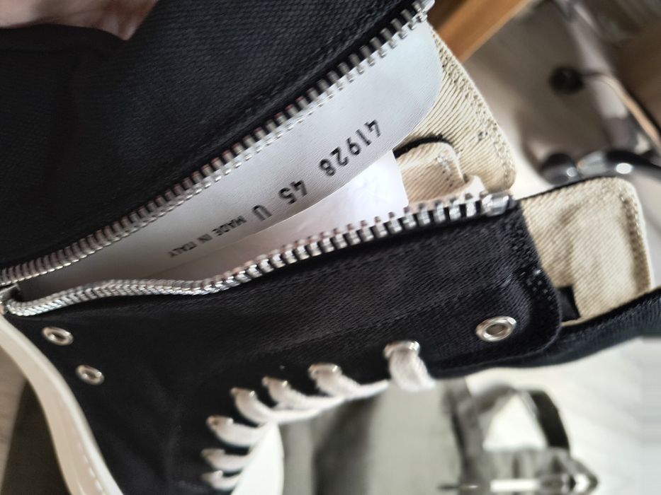 Rick Owens Ramones high 37,38,41,43,44,45