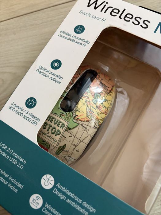 Mouse wireless nou, Legami, model travel