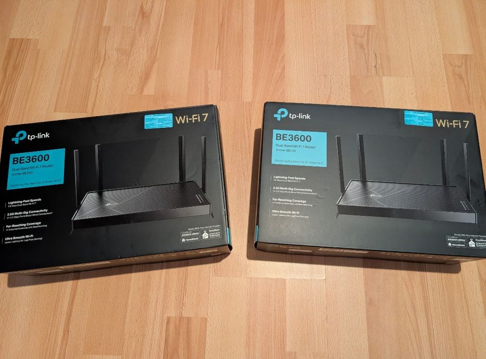 Două TP-Link Archer BE230, în garanție