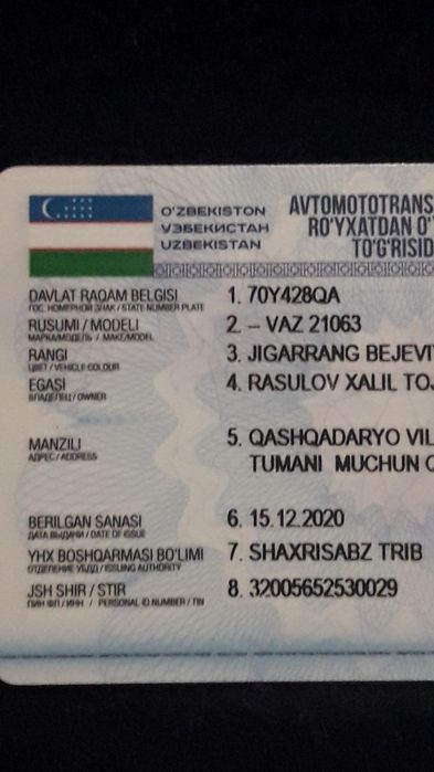 Vaz 2106 Propan sotiladi