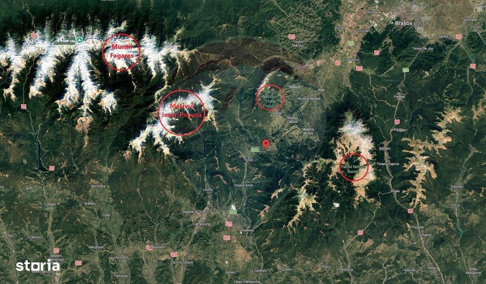 Teren2058mp Dambovicioara la poalele parcului National Piatra Craiului