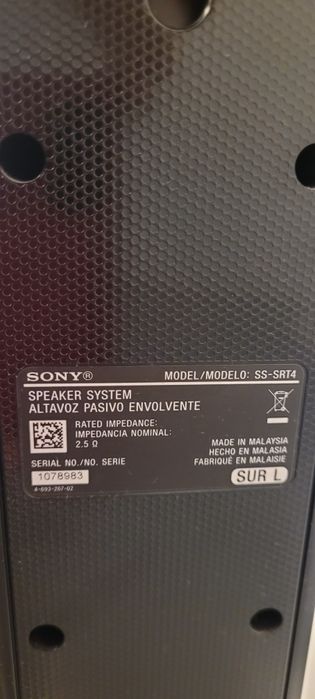 Soundbar Sony HTRT4, 600W, 5.1, sunet surround, Bluetooth