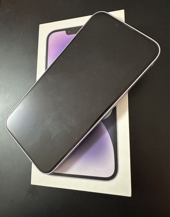 iPhone 14 Purple • 96% Bateria • ca NOU