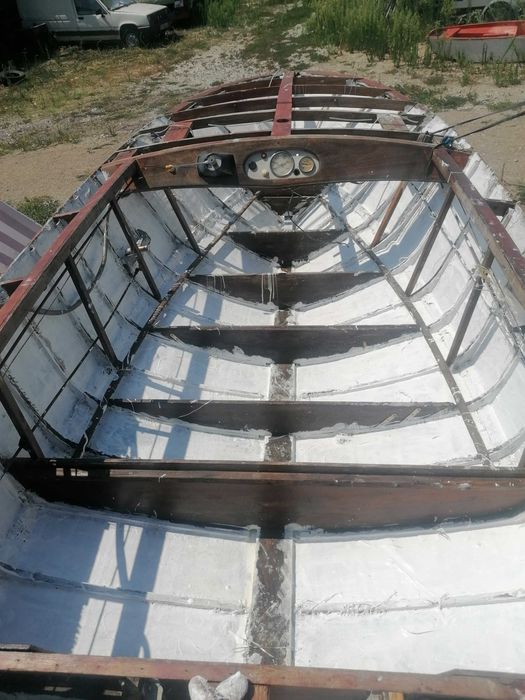 ретро лодка от махагон РИВА