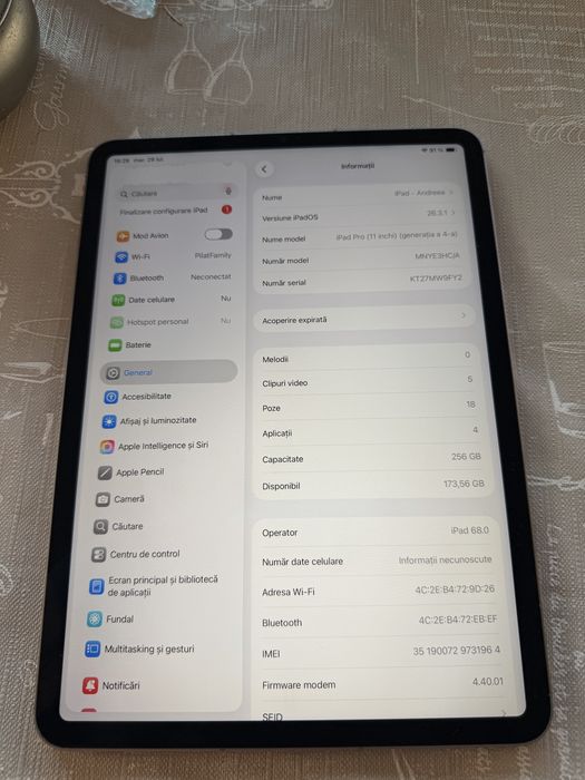 iPad 11 PRO Generatia 4