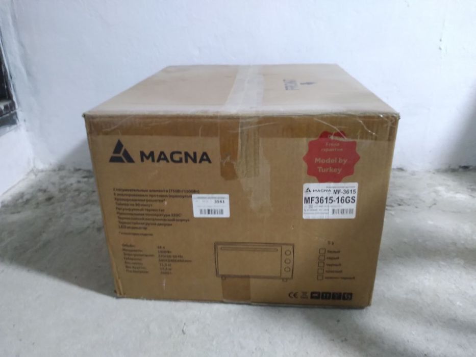 Продается эл.духовка MAGNA MF-3615