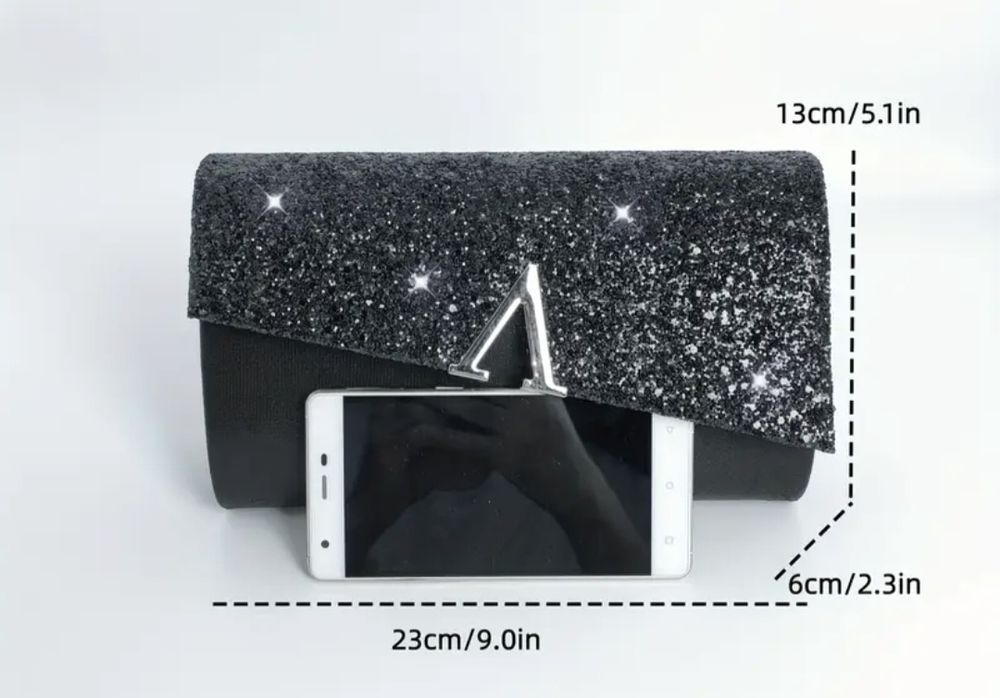 Мини чантичка  в син цвят