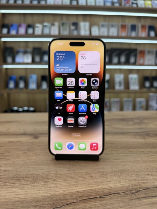 ‼️iPhone 14 Pro Max 256Gb Gold - Sanatate bat.100% - Garantie 12 luni