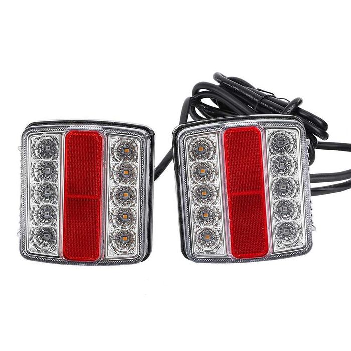 LED стопове за ремаркета и колесари, 12 V, пет функции, с магнит
