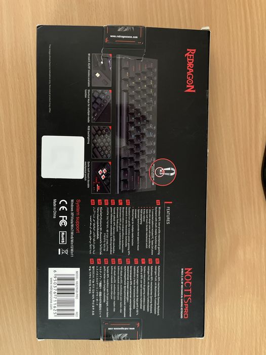 Механична клавиатура Redragon NOCTIS PRO K632RGB-PRO RED SWITCHES