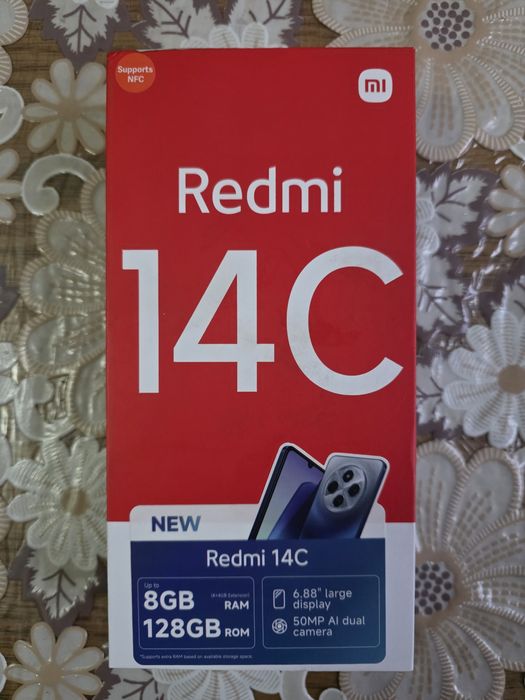 Telefon XIAOMI Redmi 14C, 128GB, 8GB RAM, Dual SIM, Black