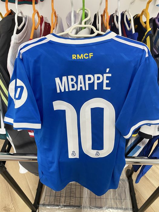 Tricou Fotbal Real Madrid cu Mbappe